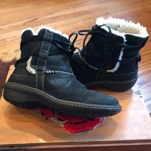 Black Ankle Suede UGG Boots
